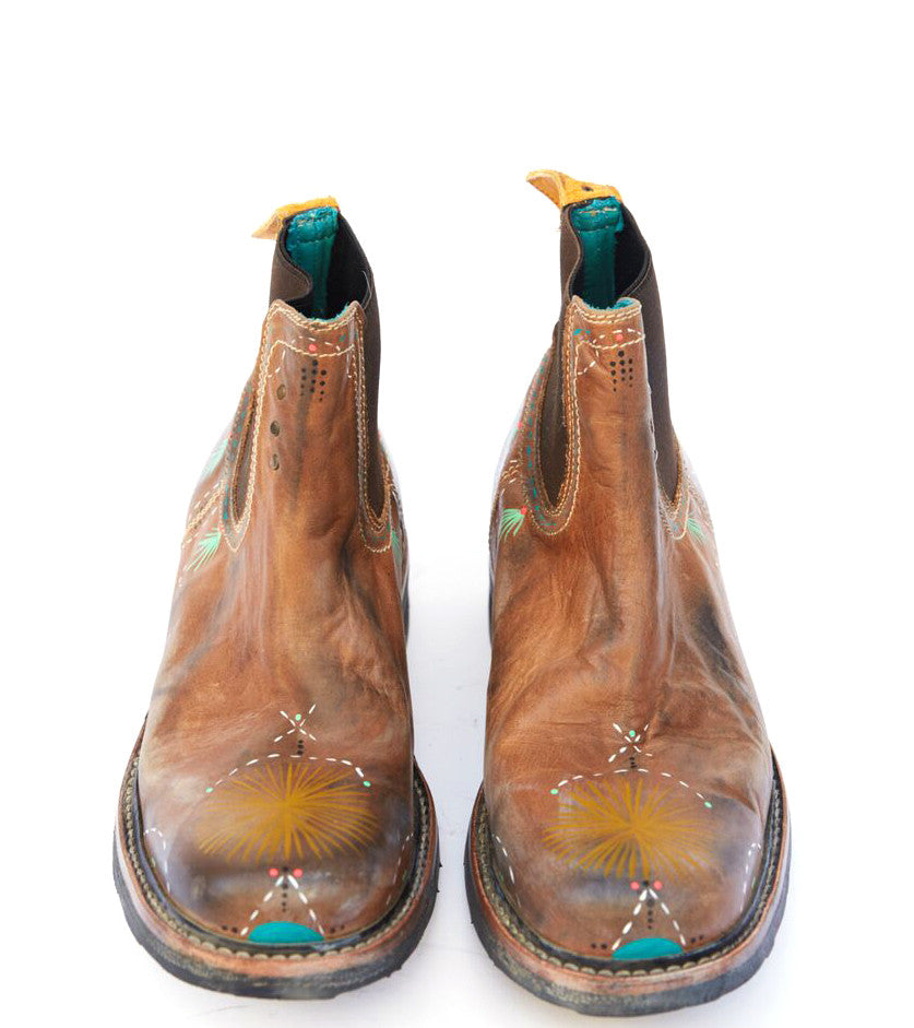 bunnie reiss x pskaufman... No.0007 INTERCHANGE work chelsea boot Moka - pskaufmanfootwear