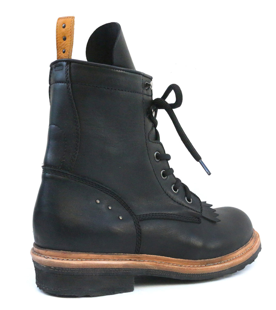 No.1035 DETOUR work boot Black Women - pskaufmanfootwear