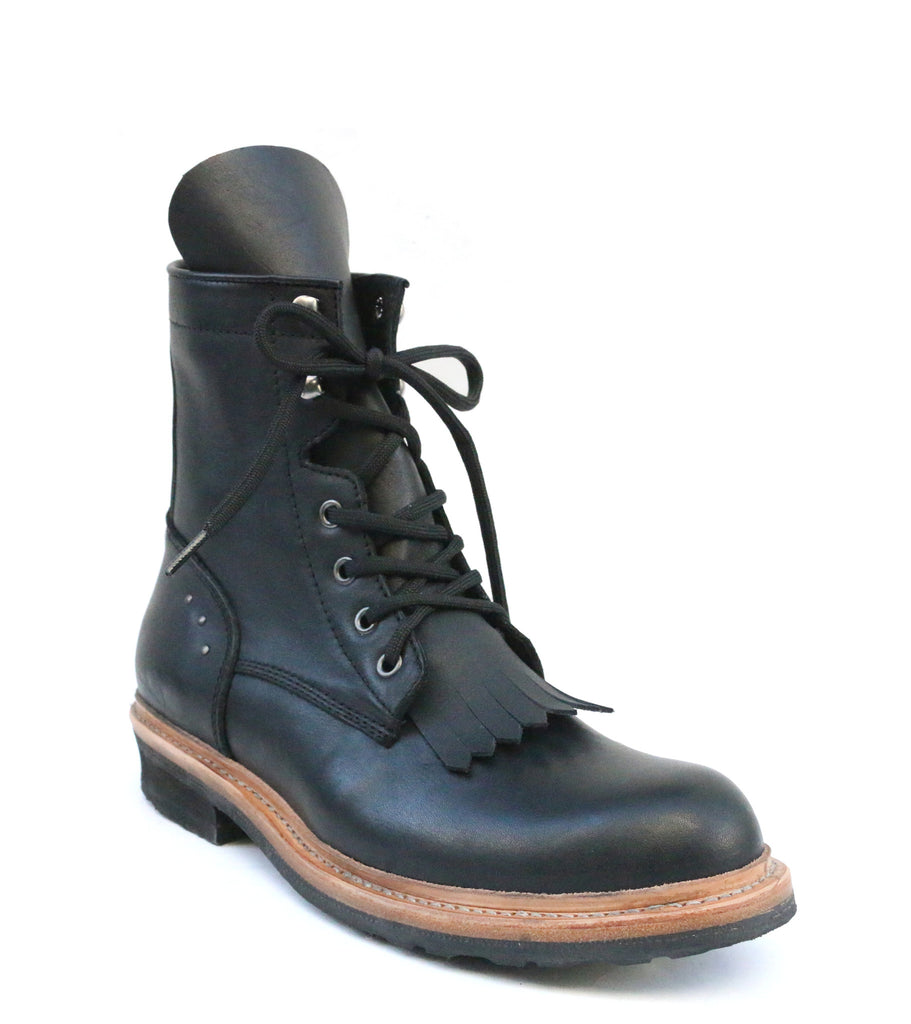 No.1035 DETOUR work boot Black Women - pskaufmanfootwear
