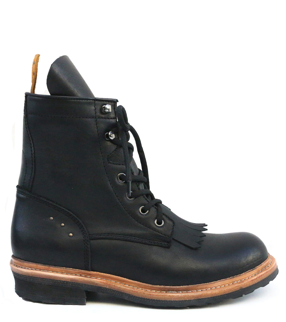 No.1035 DETOUR work boot Black Women - pskaufmanfootwear