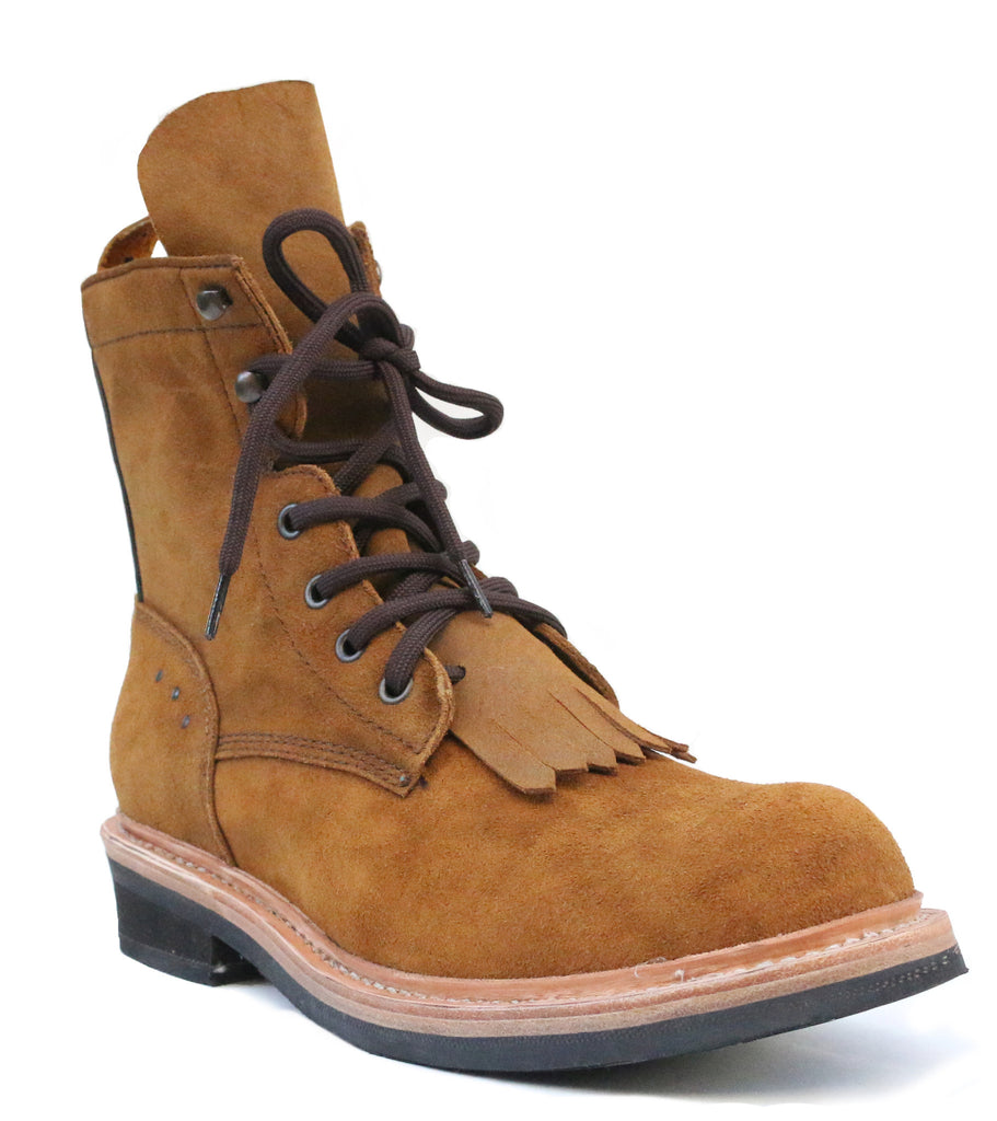No.1035 DETOUR work boot Oiled tan Women - pskaufmanfootwear