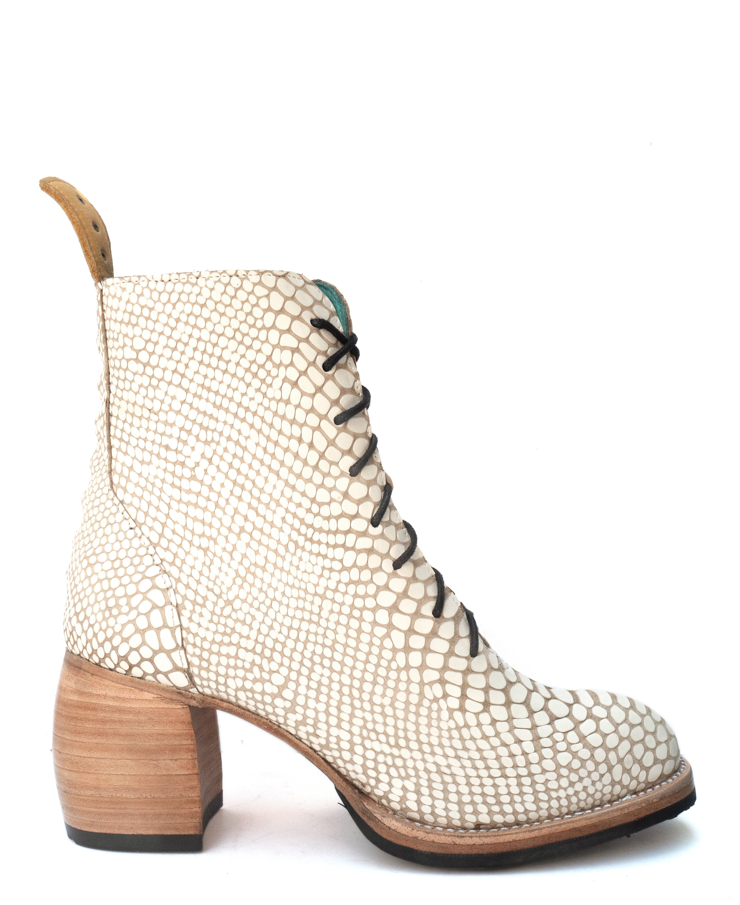 No.2036 MOTORWAY ankle lace-up boot Bone Twister