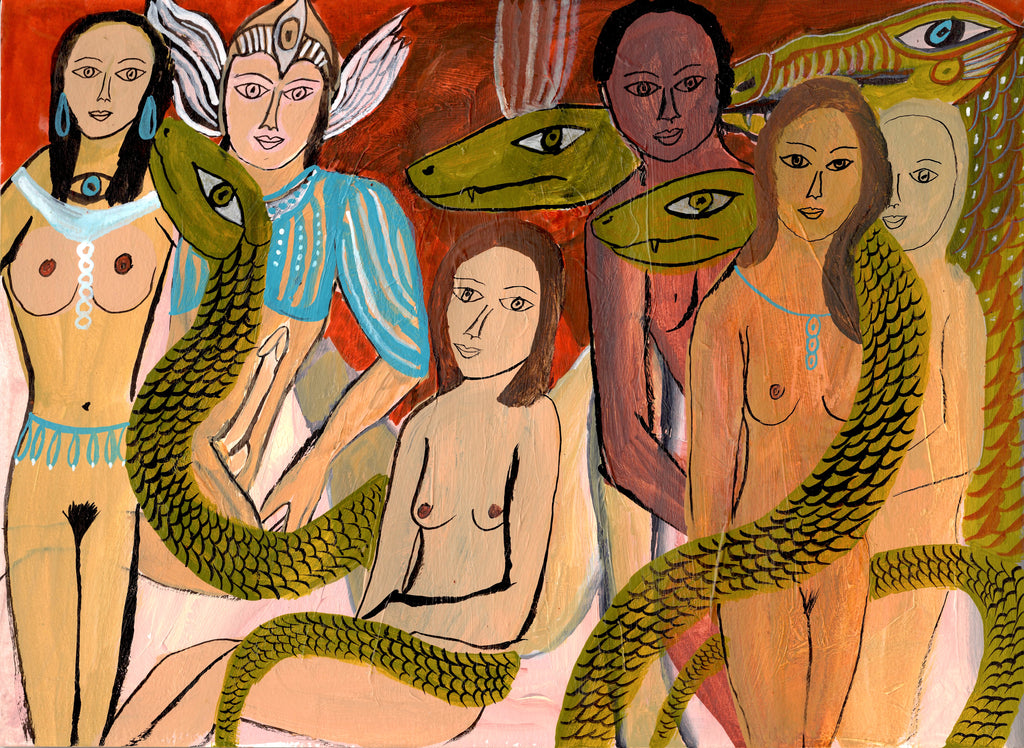 Six Figures and Three Dragons - pskaufmanfootwear