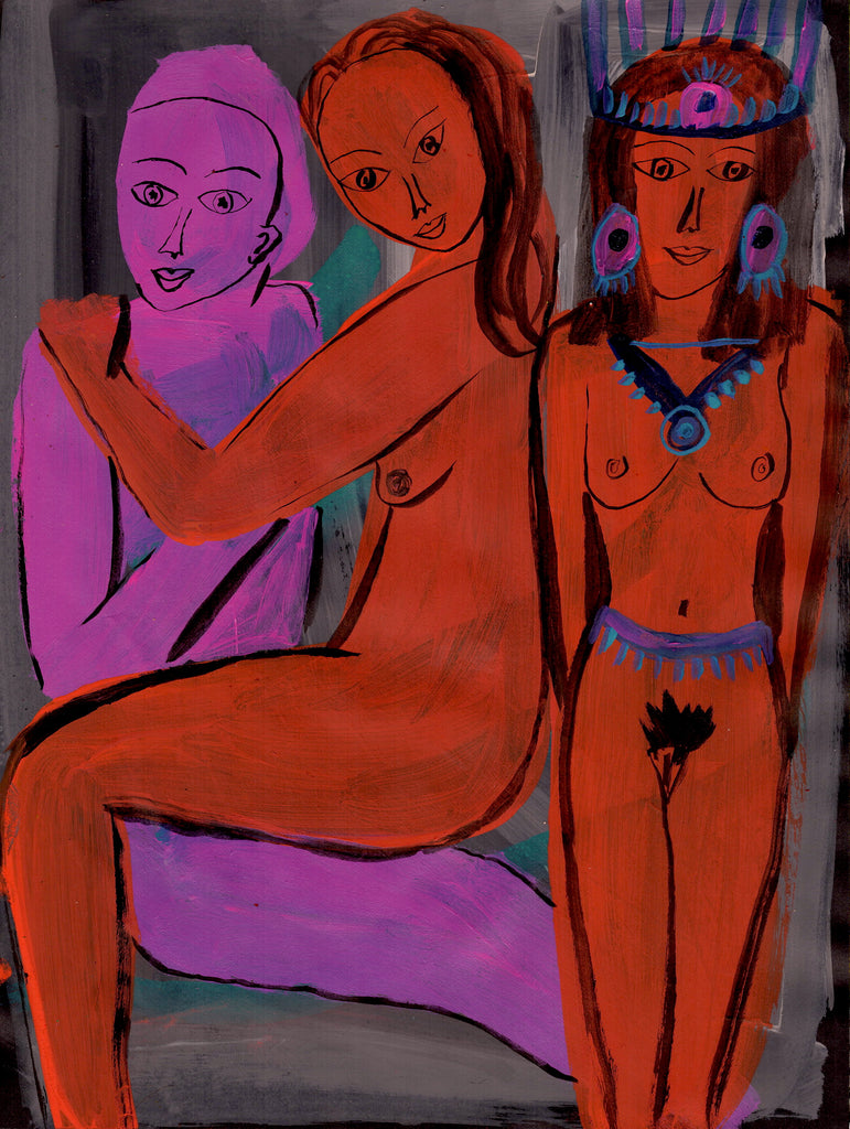 High Priestess and Lovers - pskaufmanfootwear