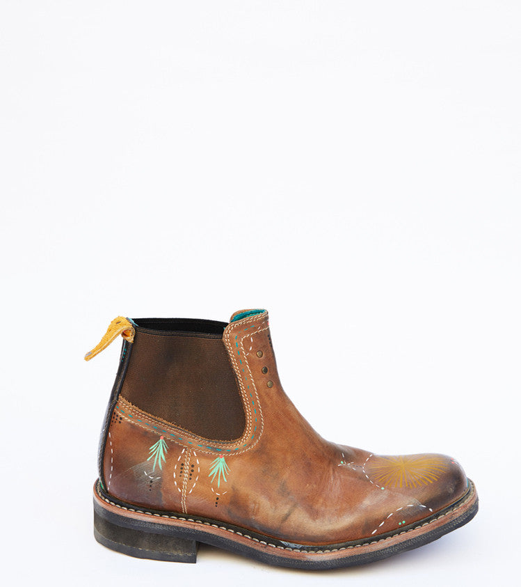 bunnie reiss x pskaufman... No.0007 INTERCHANGE work chelsea boot Moka - pskaufmanfootwear