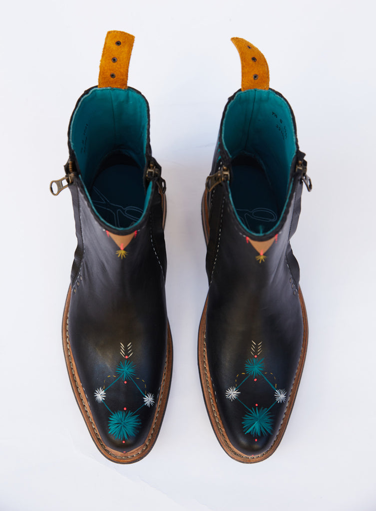 bunnie reiss x pskaufman... No. 1041 TARMAC zip boot Black - pskaufmanfootwear