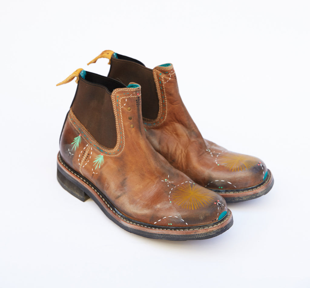 bunnie reiss x pskaufman... No.0007 INTERCHANGE work chelsea boot Moka - pskaufmanfootwear