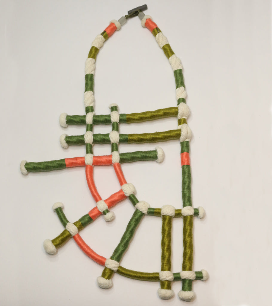 Neon Zinn Looped Rope Necklace - pskaufmanfootwear