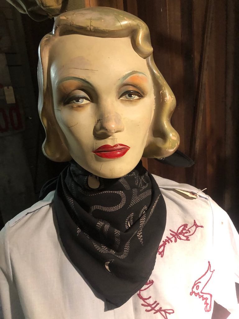 pskaufmanxME snakey bandana/ white on black - pskaufmanfootwear