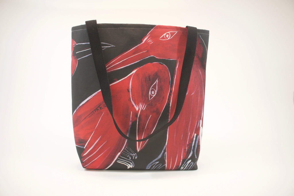 Arrington De Dionyso tote bag red birds - pskaufmanfootwear