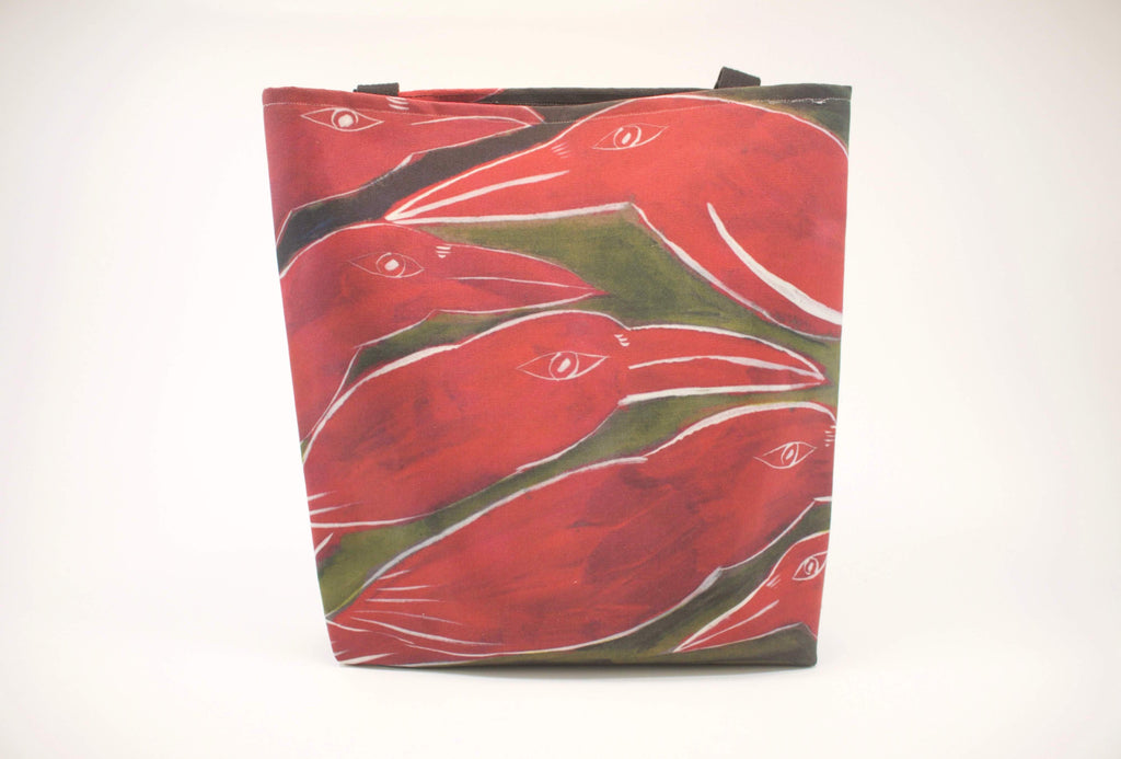 Arrington De Dionyso tote bag red birds - pskaufmanfootwear
