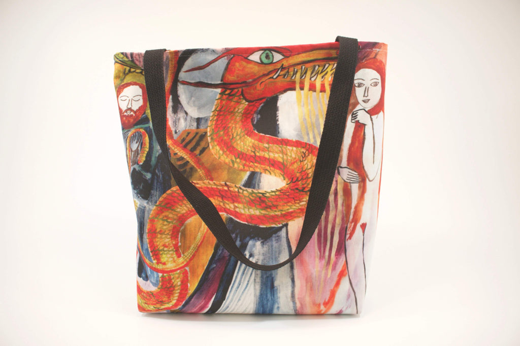 Arrington De Dionyso tote dragon utopia - pskaufmanfootwear