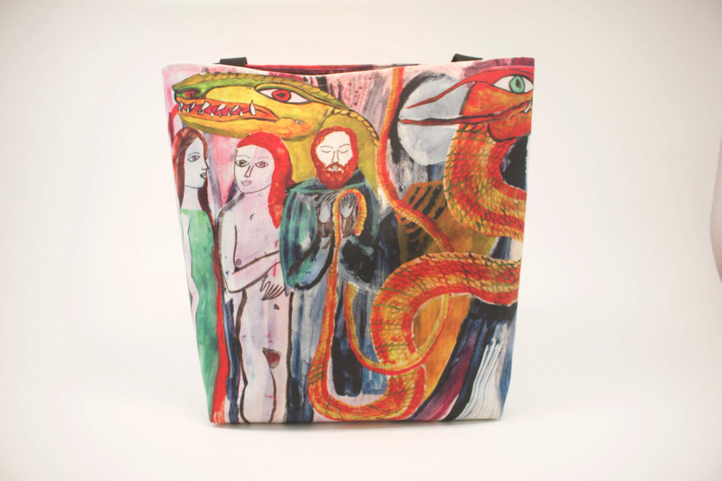 Arrington De Dionyso tote dragon utopia - pskaufmanfootwear