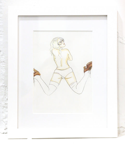 Jessica Wood x pskaufman... drawing - pskaufmanfootwear