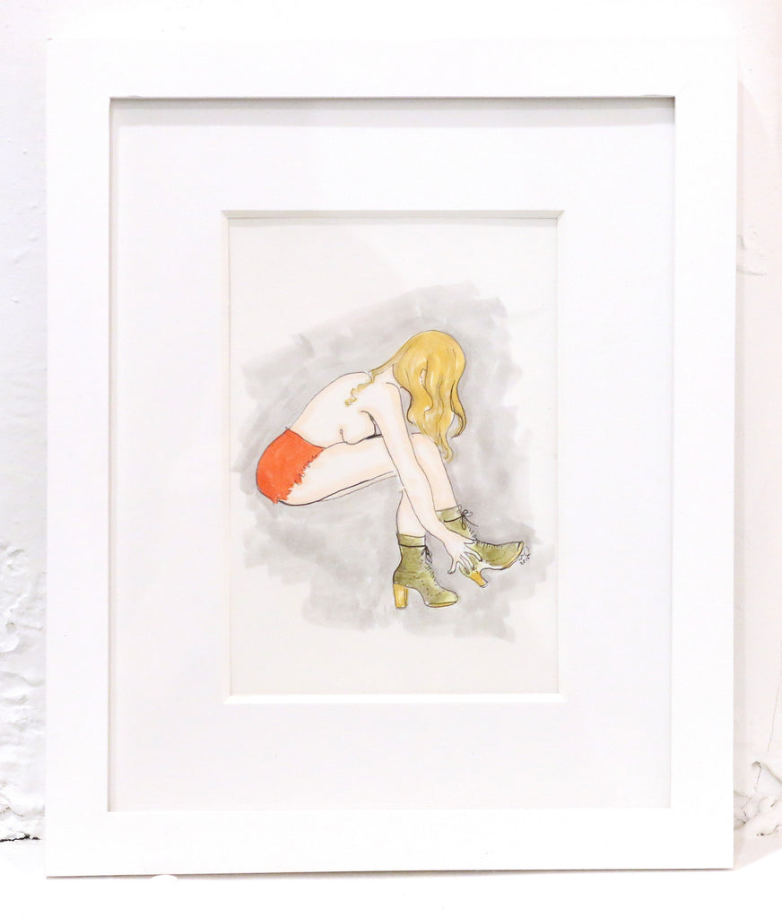 Jessica Wood x pskaufman... drawing - pskaufmanfootwear