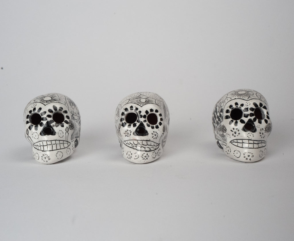 ceramic small skulls