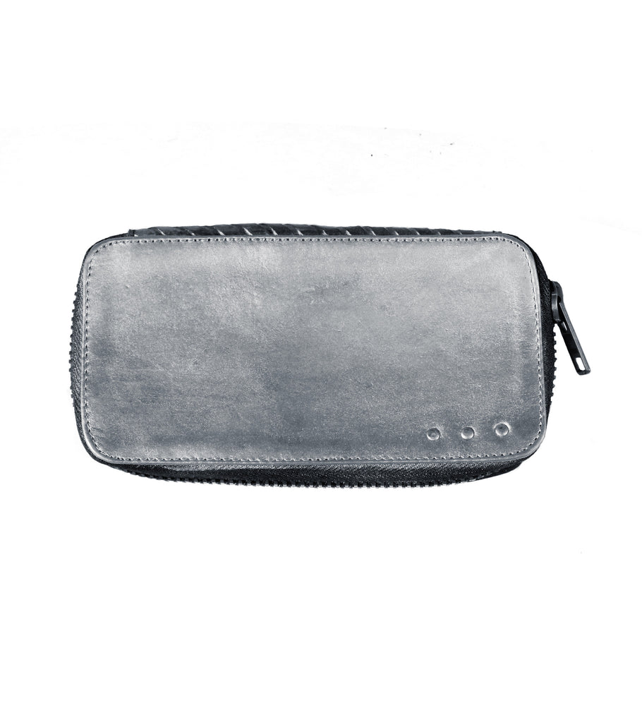 No.70018 zip clutch Hand Painted - pskaufmanfootwear