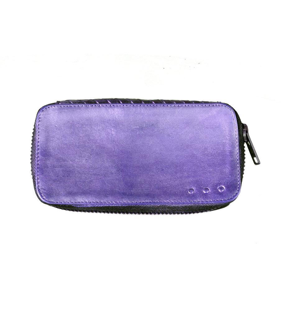 No.70018 zip clutch Hand Painted - pskaufmanfootwear