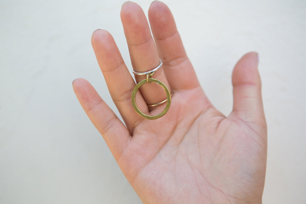 Holly Bobisuthi hachet ring - pskaufmanfootwear