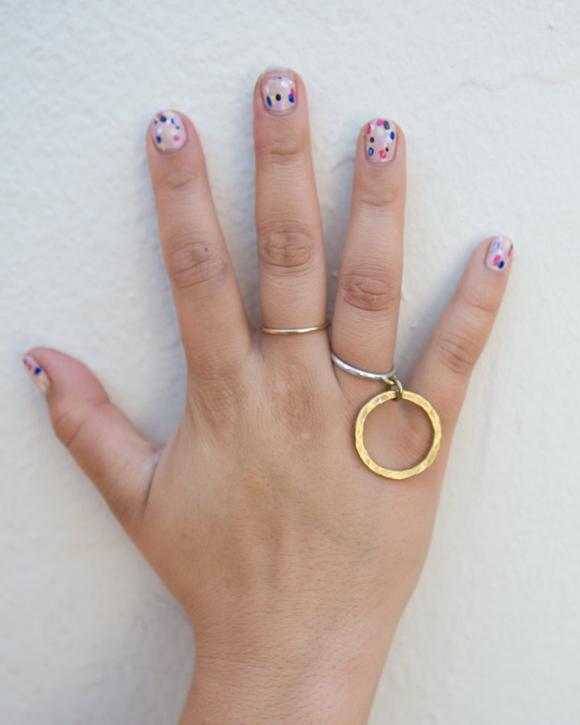 Holly Bobisuthi hachet ring - pskaufmanfootwear