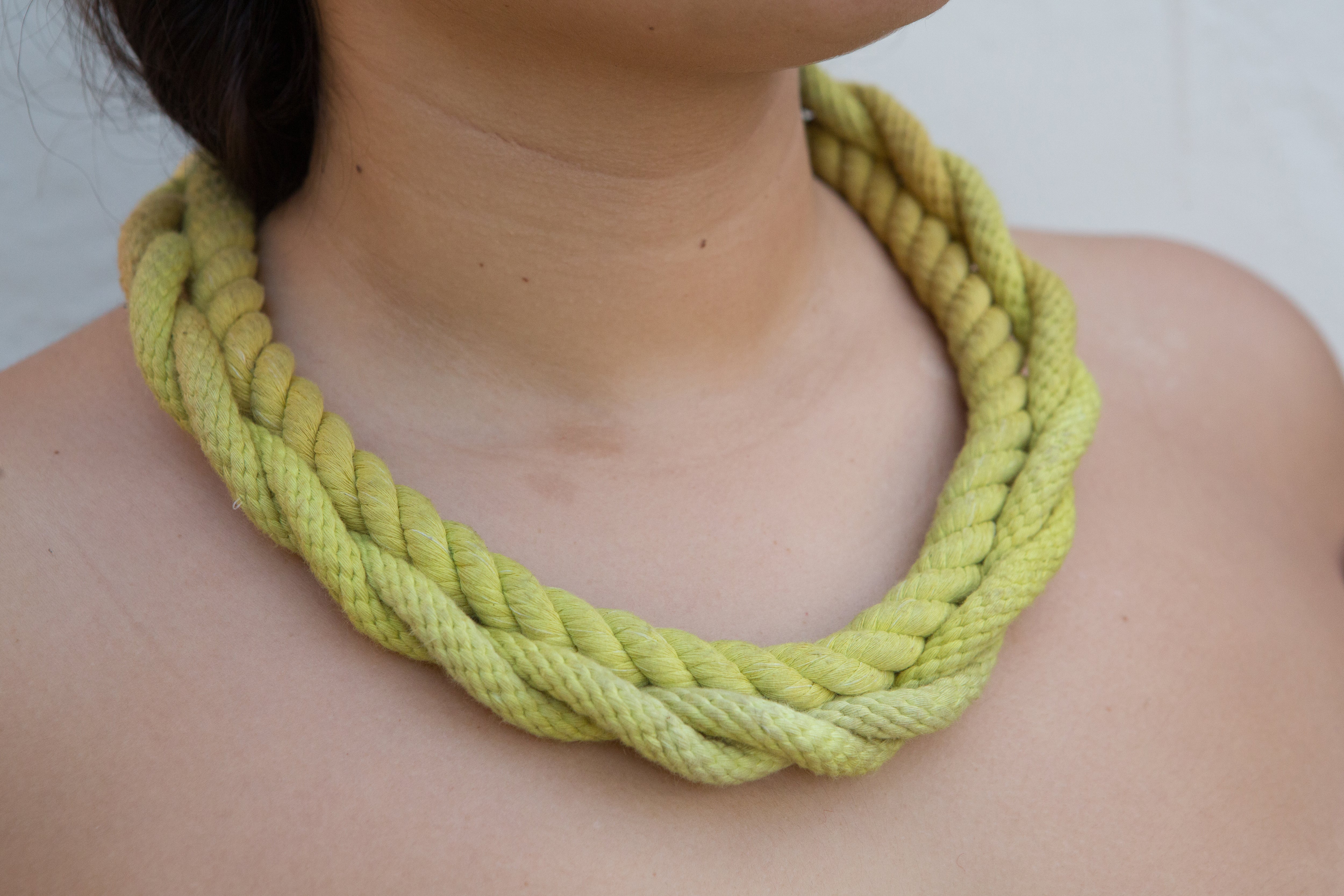 DIY Ankara Rope Necklace | TribeAppeal