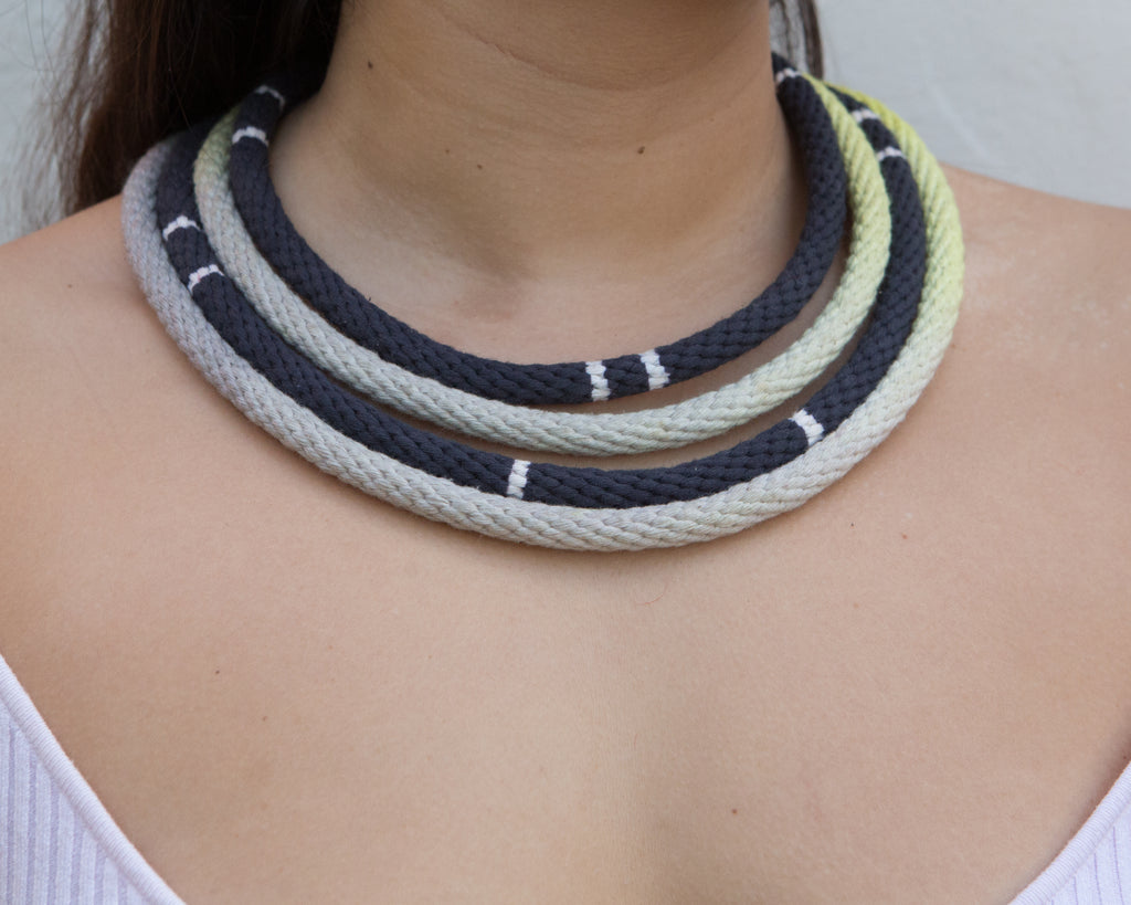 Neon Zinn 4Strand Rope Necklace - pskaufmanfootwear