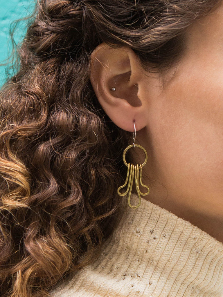 Holly Bobisuthi small sun spot earring - pskaufmanfootwear