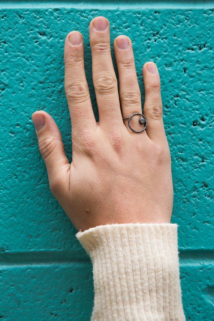 Holly Bobisuthi orbit ring - pskaufmanfootwear