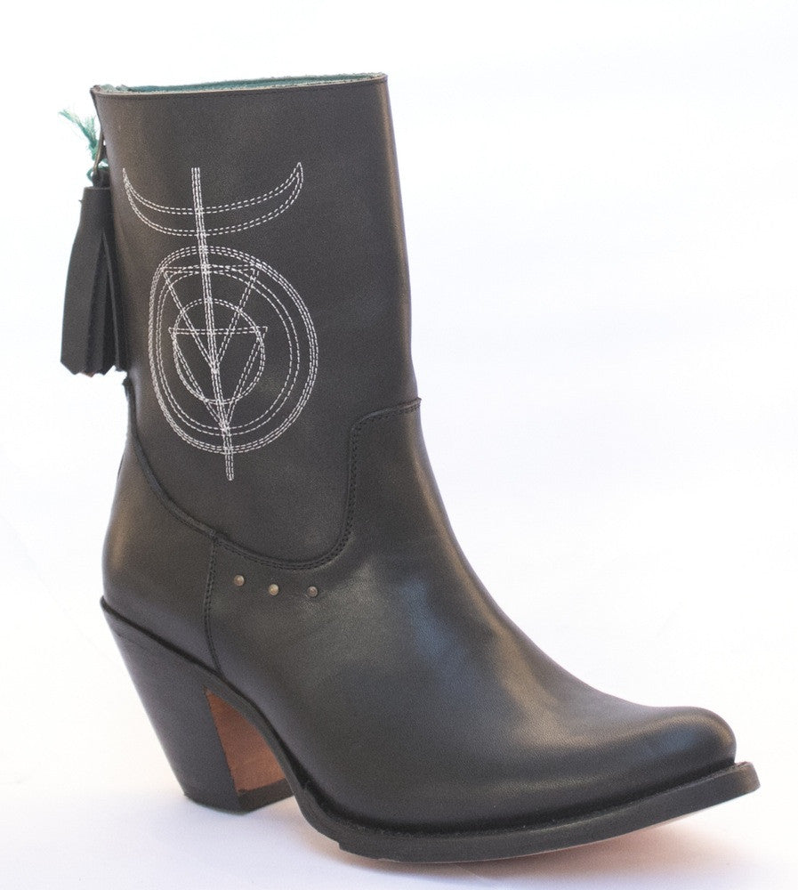 No.1053 ALLEY symbol boot Black - pskaufmanfootwear