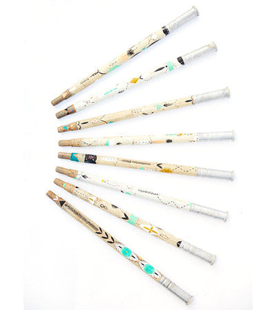 bunnie reiss x pskaufman... painted totem poles - pskaufmanfootwear