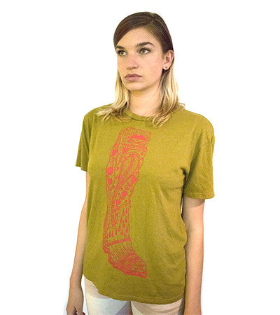 deerjerk x pskaufman... cobra boot t-shirt - pskaufmanfootwear