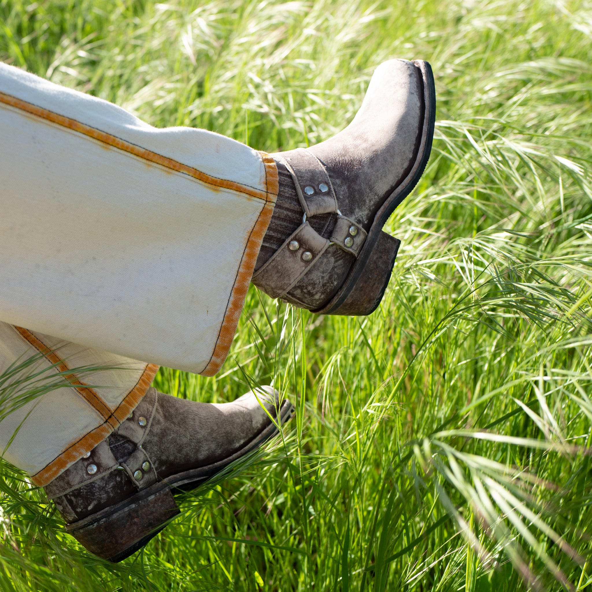 No.2037 OFFROAD ankle harness boot veg tanned Whiskey Playa veg