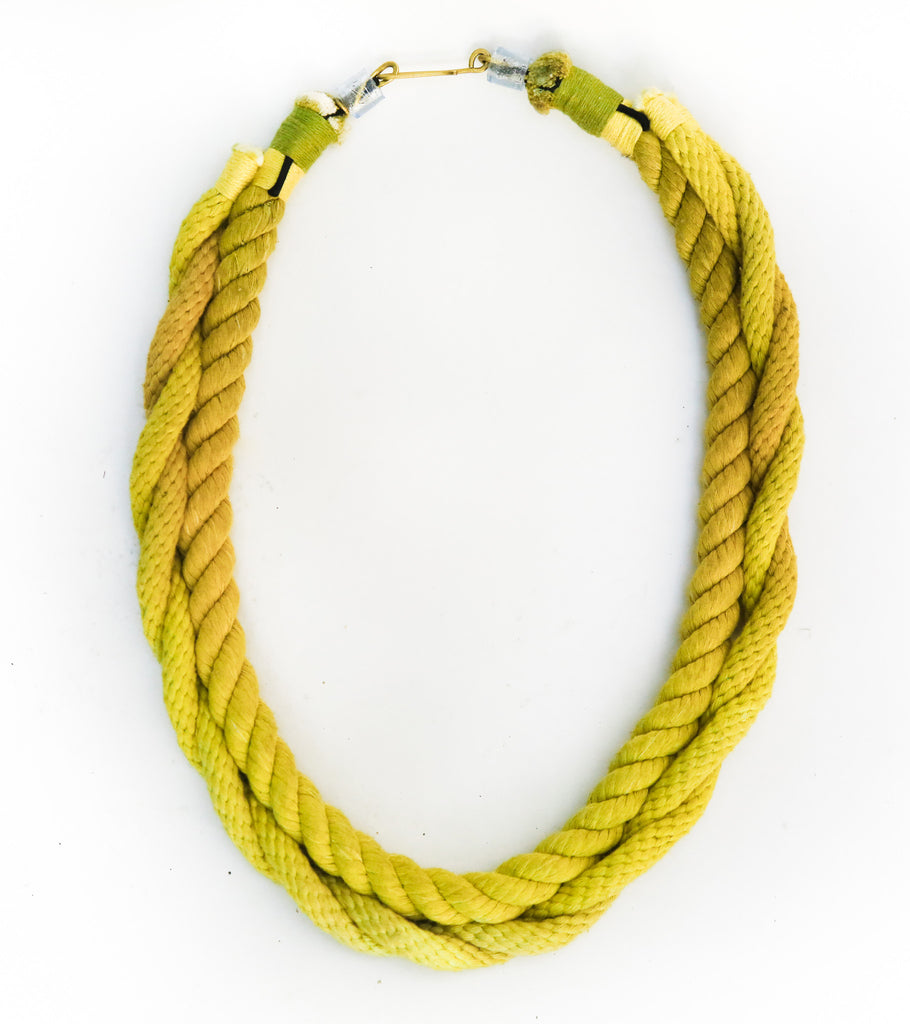 Neon Zinn Twist Rope Necklace - pskaufmanfootwear