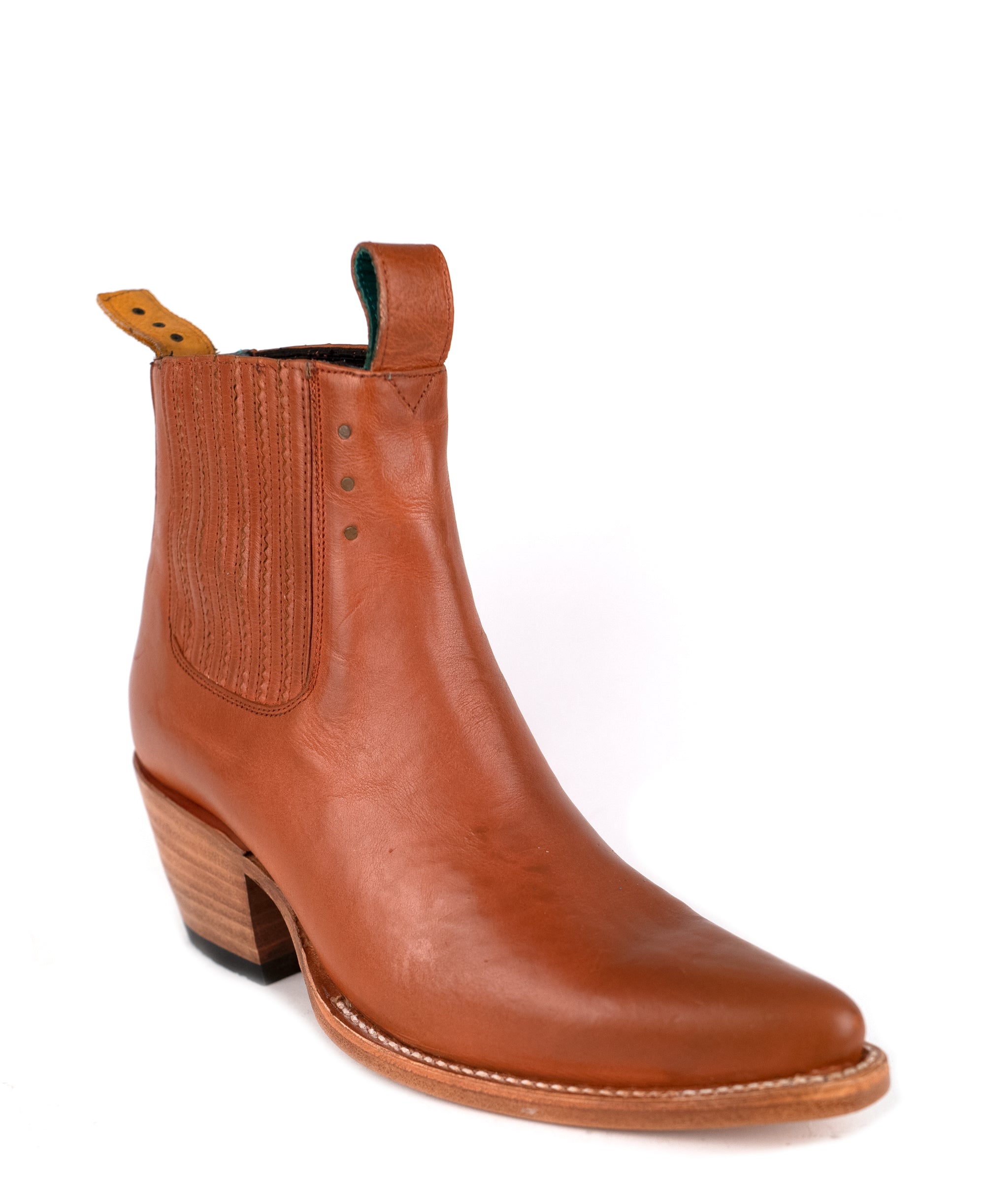 Dejlig Tick kritiker No.1001 FREEWAY chelsea boot oak veg tanned leather - pskaufmanfootwear