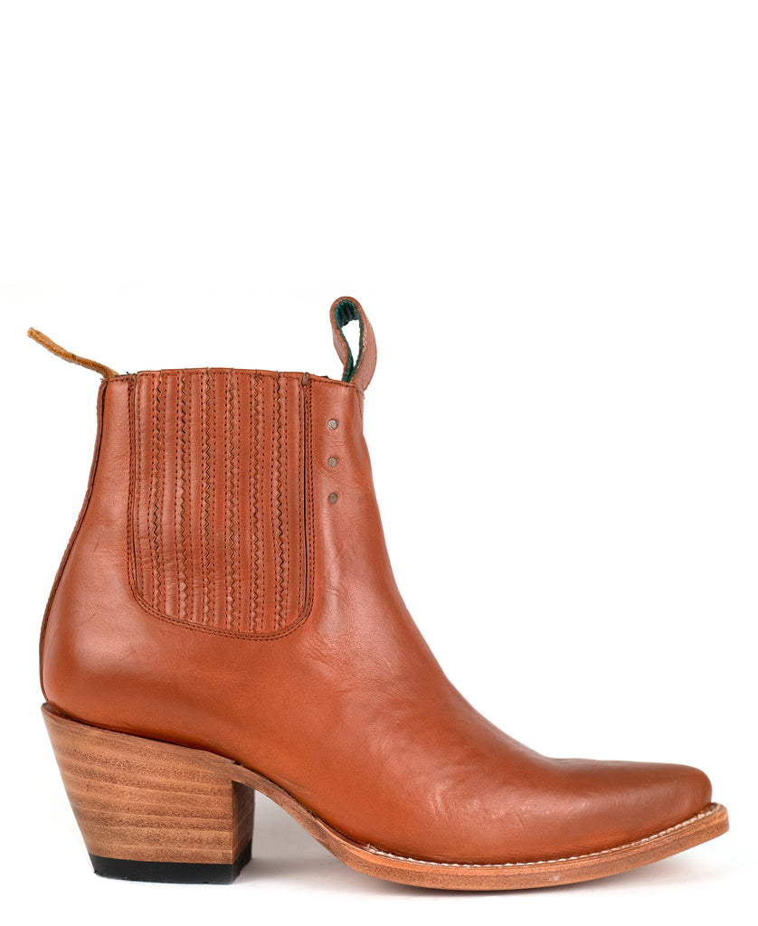 No.1001 FREEWAY chelsea boot oak veg tanned leather PRESALE