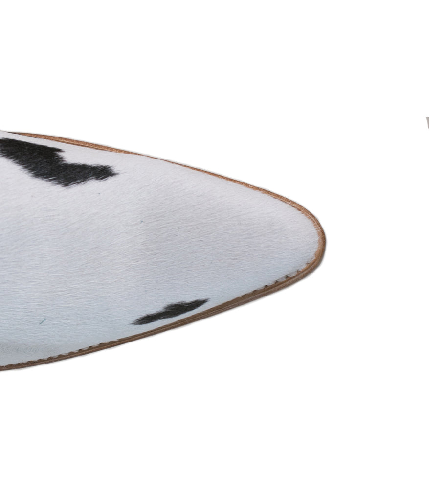 No.1001 FREEWAY chelsea boot Black + White Fur MEN - pskaufmanfootwear