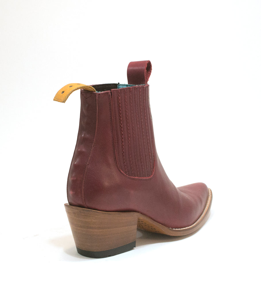 No.1001 FREEWAY chelsea boot Blood Leather - pskaufmanfootwear