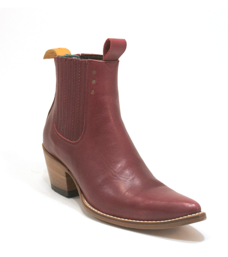 No.1001 FREEWAY chelsea boot Blood Leather - pskaufmanfootwear