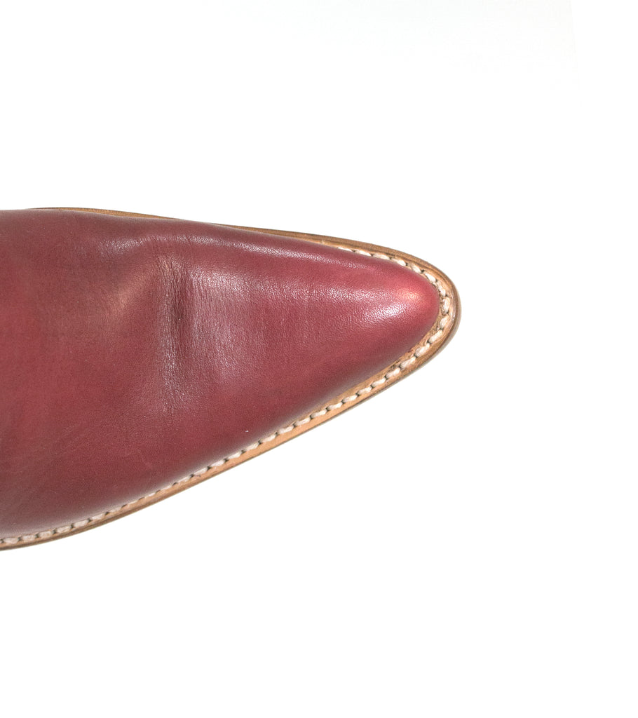 No.1001 FREEWAY chelsea boot Blood Leather - pskaufmanfootwear