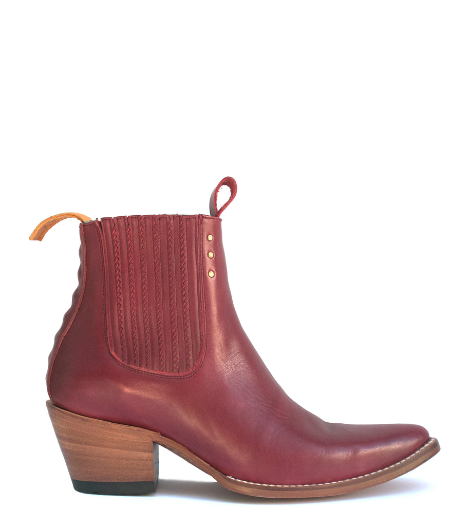 No.1001 FREEWAY chelsea boot Blood Leather - pskaufmanfootwear