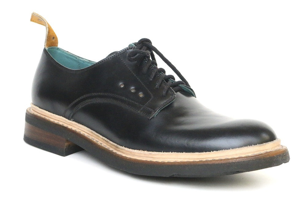 No.1050 RUNWAY derby shoe Black WOMEN - pskaufmanfootwear