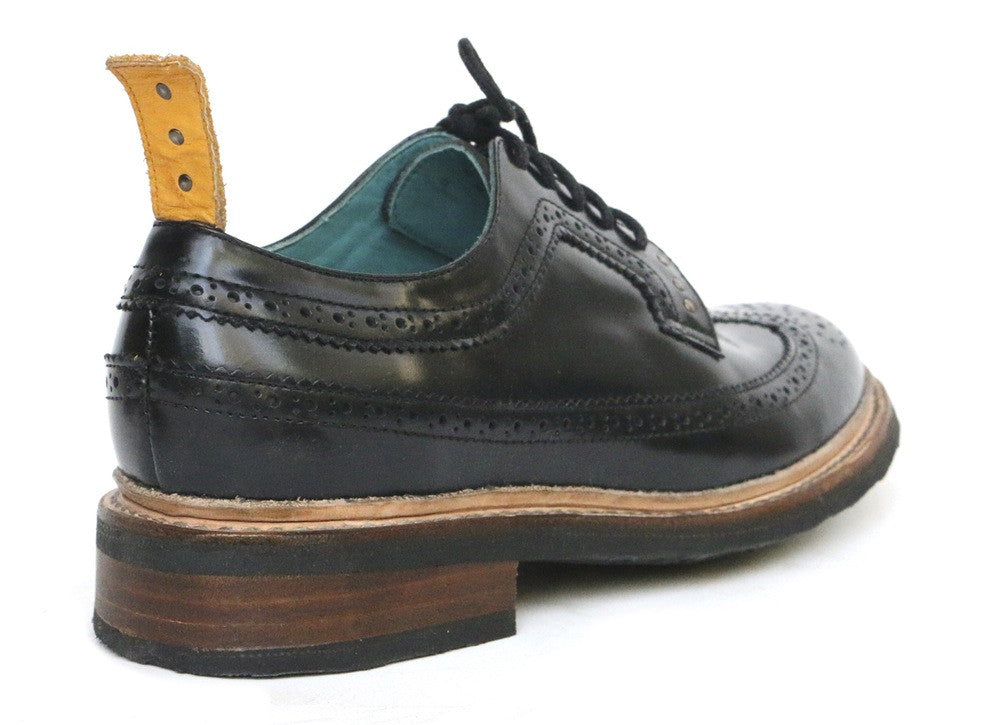 No.1051 RUNWAY brogue shoe Black MEN - pskaufmanfootwear