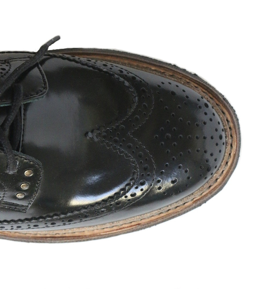 No.1051 RUNWAY brogue shoe Black MEN - pskaufmanfootwear