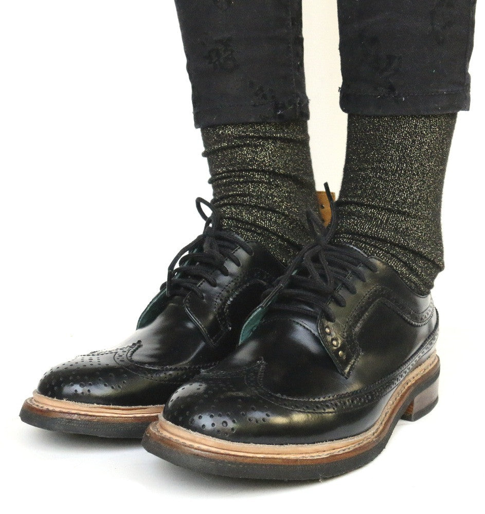 No.1051 RUNWAY brogue shoe Black MEN - pskaufmanfootwear