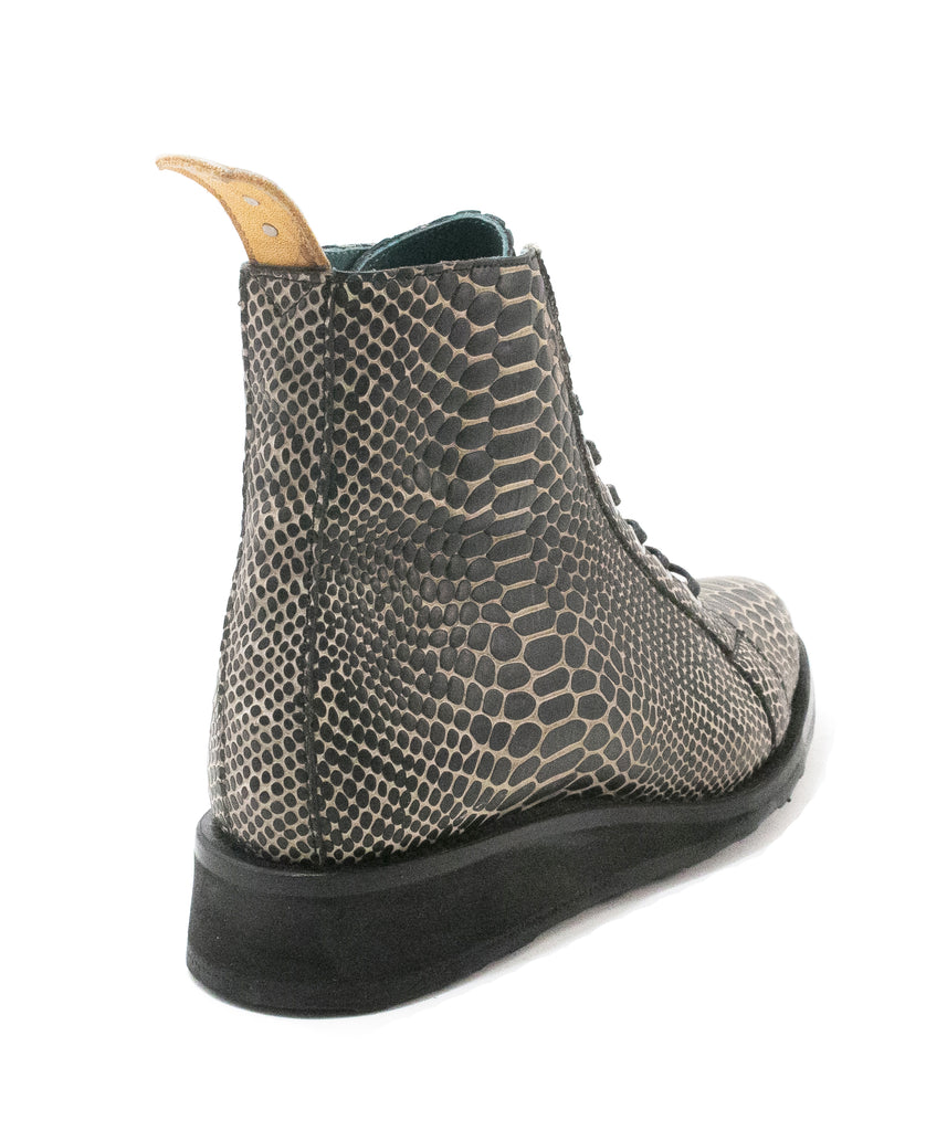 No.2062 HALLWAY ankle boot Black Serpentine - pskaufmanfootwear