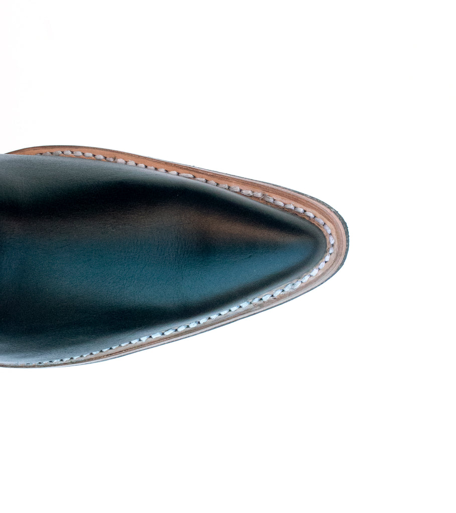 No.2001 FREEWAY turbo chelsea boot Black Leather WOMEN - pskaufmanfootwear