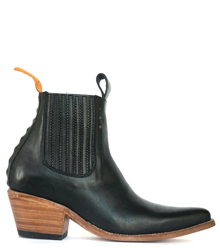 No.1001 FREEWAY chelsea boot Black Leather MEN - pskaufmanfootwear