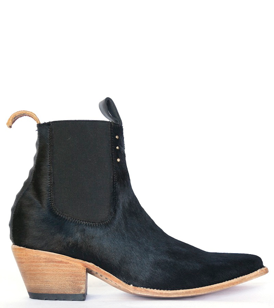 No.1001 FREEWAY chelsea boot Black Fur - pskaufmanfootwear