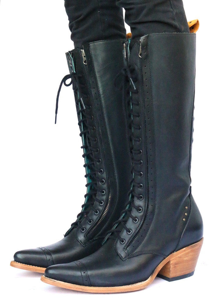 靴 nonnative OFFICER LACE UP BOOTS Mepaouo-Women-s-Ankle-Boots-
