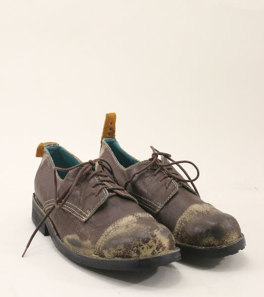 signal toe-cap shoes brown distressed sz 9 - pskaufmanfootwear